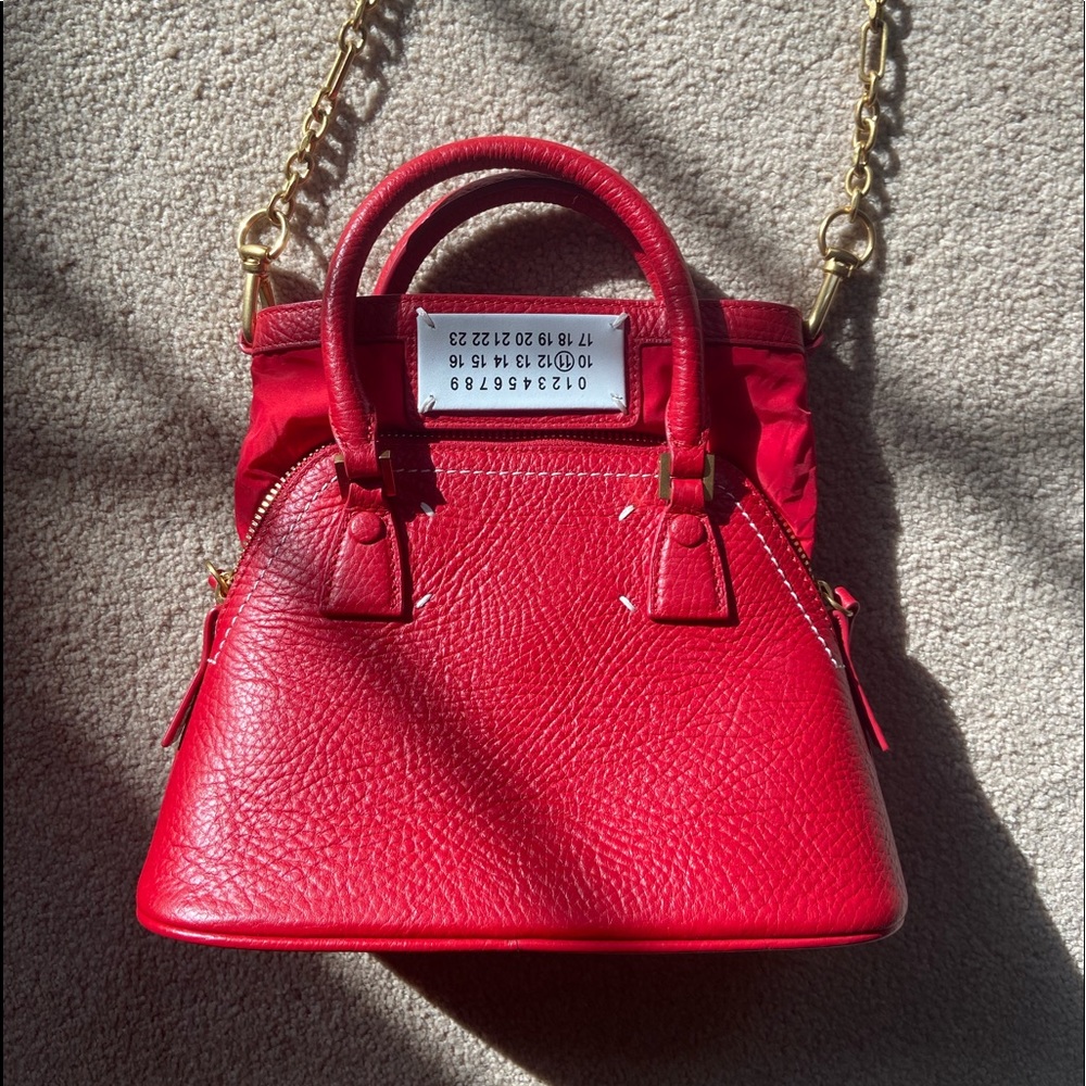 Maison margiela 5AC mini leather cross-body bag
